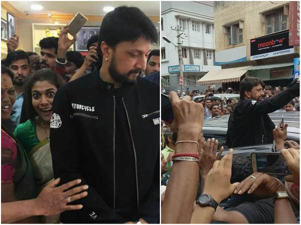 Sudeep and wife Priya has inaugurated 'Donne biryani mane'