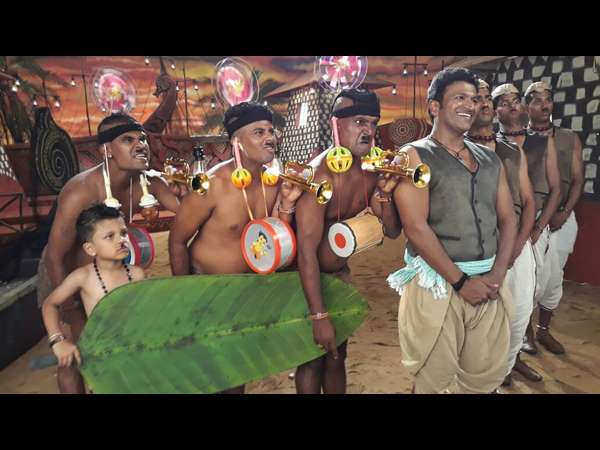 'Anjaniputra' Movie Song making photos out