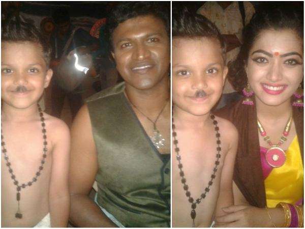 'Anjaniputra' Movie Song making photos out