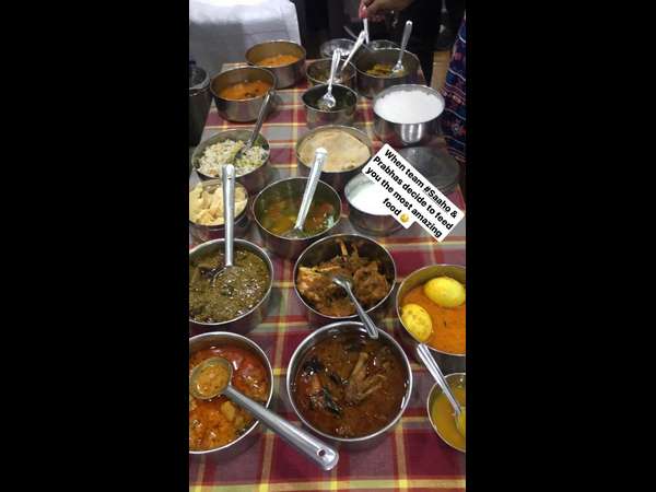 Prabhas treats Saaho co star Shraddha Kapoor