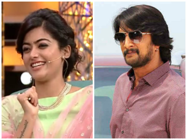 Sudeep is my style icon says Rashmika Mandanna Sudeep is my style icon says Rashmika Mandanna