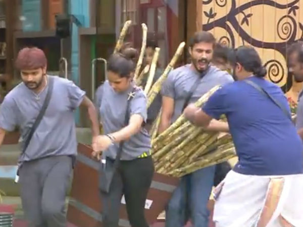 ಕಬ್ಬನ್ನ ಎತ್ತಿಕೊಳ್ಳಲು ಮುಂದಾದ ಸಮೀರಾಚಾರ್ಯ 