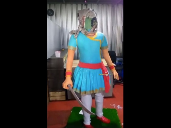 Dr Rajkumar Cake at International Cake Exhibition