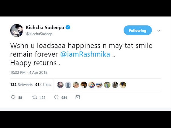 ಕಿಚ್ಚನ ಶುಭಾಶಯ