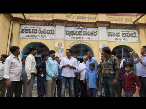 Prakash Rajs foundation adopted 5 schools in Karnataka