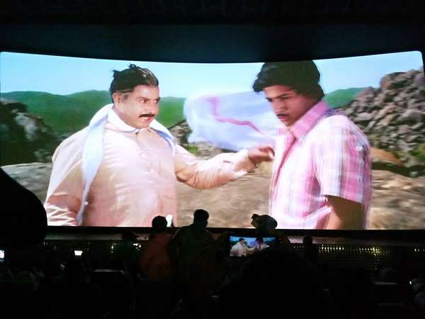  Nagarahaavu film is screened at 6am morning