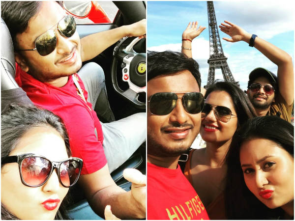 kannada actress amulya flys to paris kannada actress amulya flys to paris