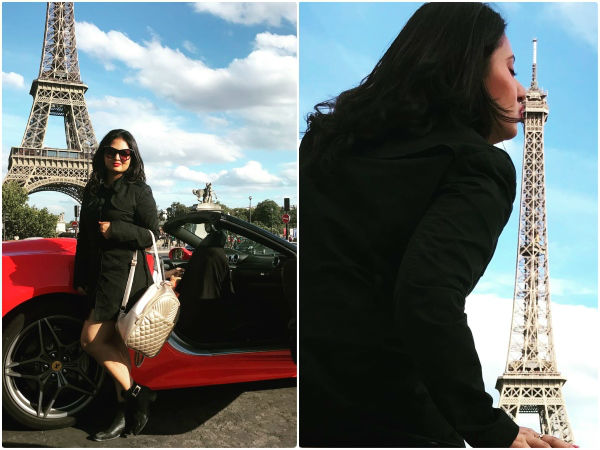 kannada actress amulya flys to paris kannada actress amulya flys to paris