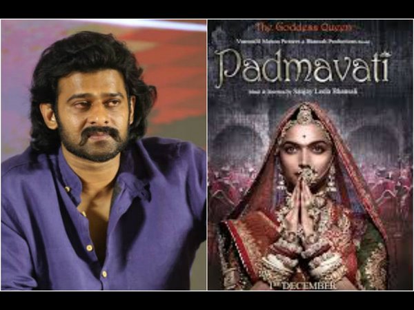 'ಪದ್ಮಾವತಿ'ಯ ಪತಿಯಾಗಬೇಕಿತ್ತು ಪ್ರಭಾಸ್