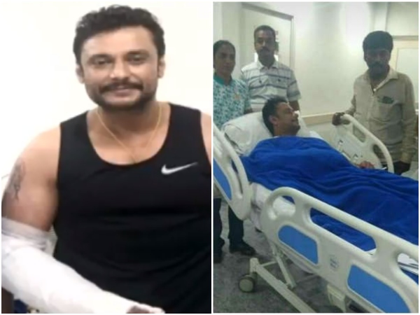 actor darshan discharged from hospital actor darshan discharged from hospital