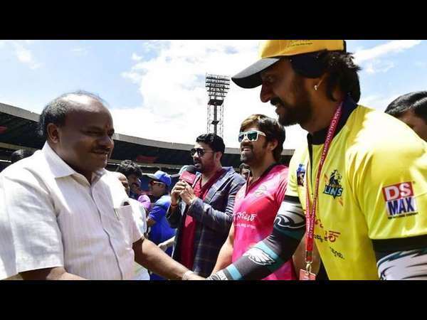 121 ರನ್ ಕಲೆ ಹಾಕಿದ ಸುದೀಪ್ ತಂಡ 121 ರನ್ ಕಲೆ ಹಾಕಿದ ಸುದೀಪ್ ತಂಡ