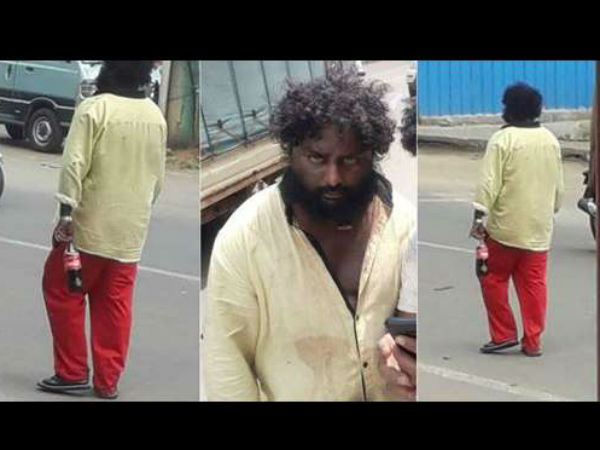 Huccha Venkat was taken into custody by jnanabharathi police Huccha Venkat was taken into custody by jnanabharathi police