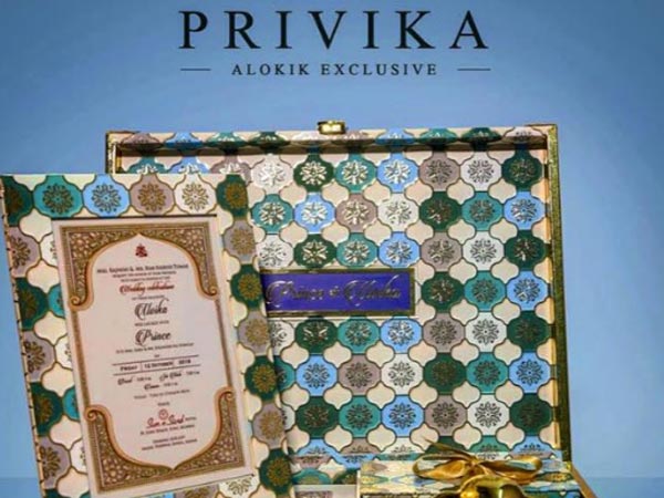 Prince Narula and Yuvika Chaudhary Wedding Card revealed