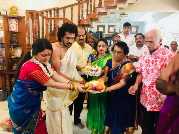 upendra and priyanka upendra celebrated ganesh chaturthi festival 