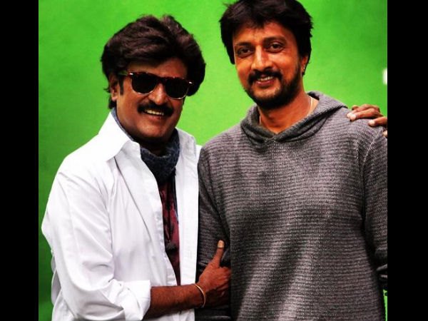 ಸೂಪರ್ ಸ್ಟಾರ್ ಜೊತೆ ಸುದೀಪ್ ಸೂಪರ್ ಸ್ಟಾರ್ ಜೊತೆ ಸುದೀಪ್