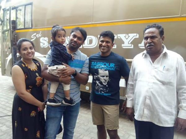 puneeth rajkumar met his crazy baby fan puneeth rajkumar met his crazy baby fan
