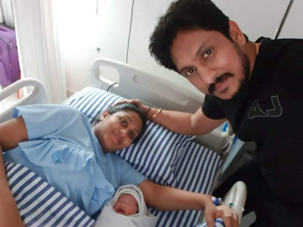 actor ajay rao wife swapna give birth to baby girl actor ajay rao wife swapna give birth to baby girl