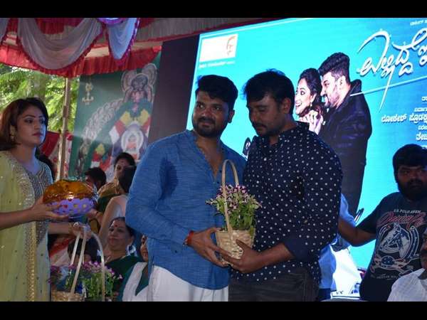 Darshan supports srujan lokesh and vinod prabhakar movies