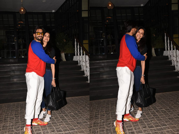 Ranveer Singh-Deepika Padukones adorable PDA Ranveer Singh-Deepika Padukones adorable PDA