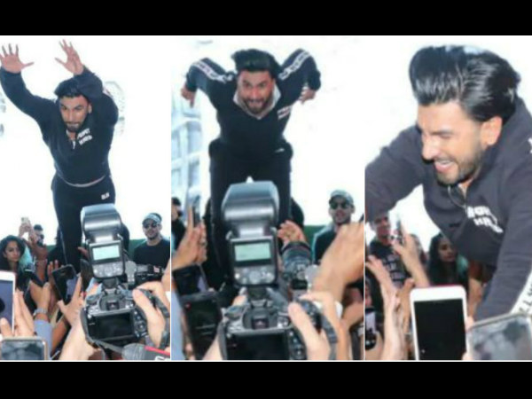 Ranveer Singhs crowd dive hurts fans Ranveer Singhs crowd dive hurts fans