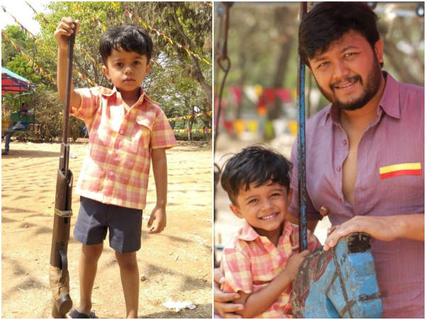 ganesh son vihaan is playing guest role in geetha movie ganesh son vihaan is playing guest role in geetha movie