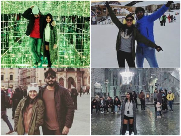 Kannada actor Prajwal Devaraj and his wife enjoying in Italy Kannada actor Prajwal Devaraj and his wife enjoying in Italy