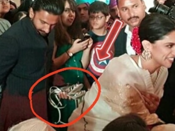 Ranveer Singh holds wife Deepika Padukone heels Ranveer Singh holds wife Deepika Padukone heels