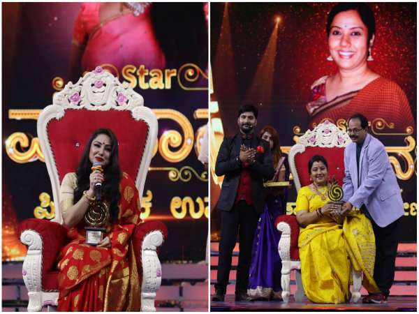 Kannada actress got Mahanati award from star suvarna