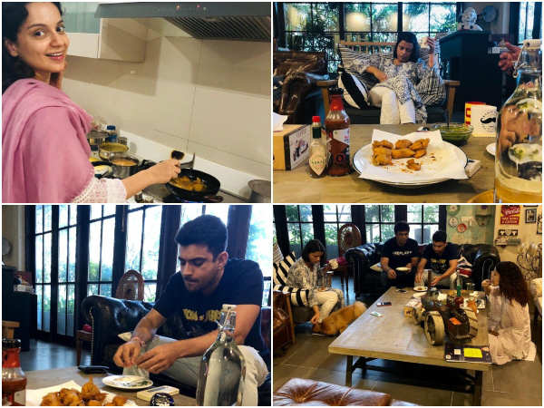 Kangana had made pakodas and chai in celebration of Modi victory