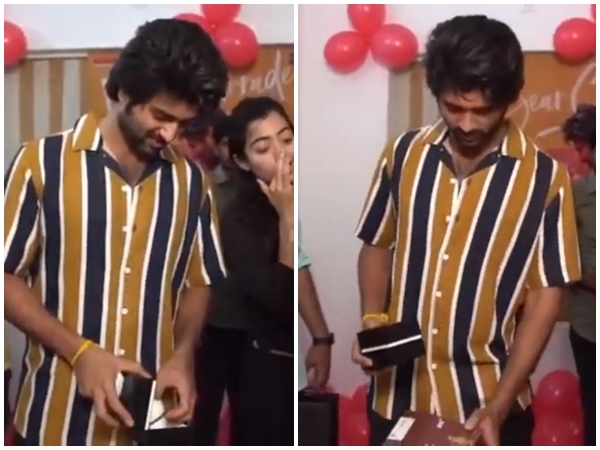 ವಿಜಯ್ ಗೆ ರಶ್ಮಿಕಾ ಕಡೆಯಿಂದ ವಿಶೇಷ ಉಡುಗೊರೆ ವಿಜಯ್ ಗೆ ರಶ್ಮಿಕಾ ಕಡೆಯಿಂದ ವಿಶೇಷ ಉಡುಗೊರೆ