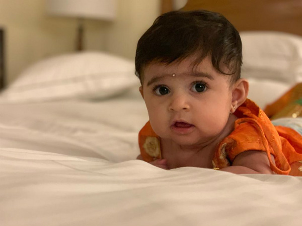 actor yash shared his daughter photo in social media account actor yash shared his daughter photo in social media account