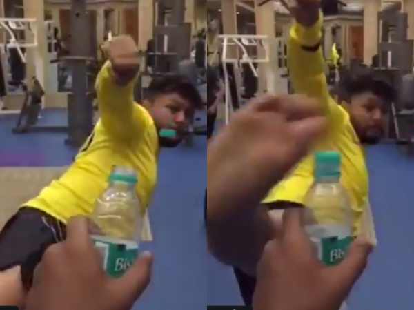 ಬಾಟಲ್ ಕ್ಯಾಪ್ ಚಾಲೆಂಜ್ ಸ್ವೀಕರಿಸಿದ ಗಣೇಶ್