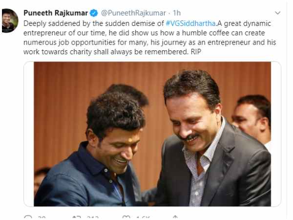 ತೀವ್ರ ದುಃಖಿತನಾಗಿದ್ದೀನಿ: ಪುನೀತ್ ರಾಜ್ ಕುಮಾರ್