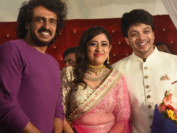 director mg srinivas got married with shruthi