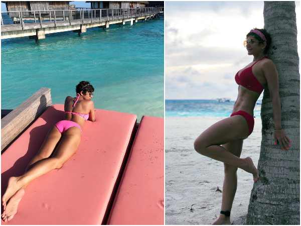 Bollywood actress Mandira Bedi shared hot beach photos Bollywood actress Mandira Bedi shared hot beach photos