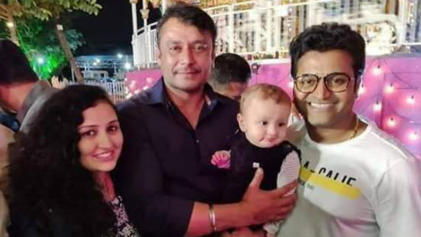 Rishab Shetty Baby Ranvith With Challenging Star Darshan