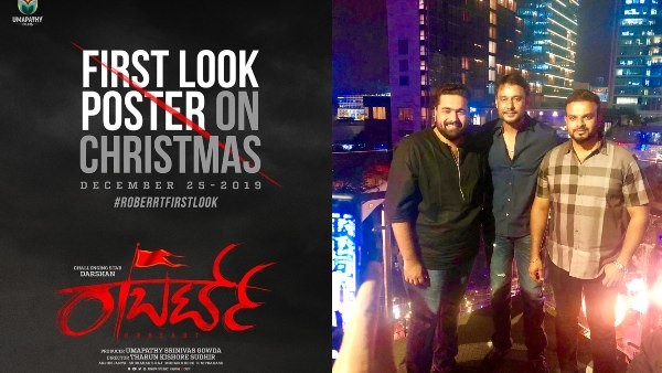 Darshan Starrer Robert Movie First Look Release On December 25th