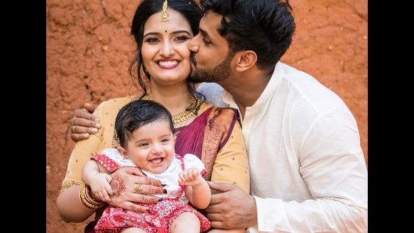 Chethan Chandra daughter Smaya Naming Ceremony