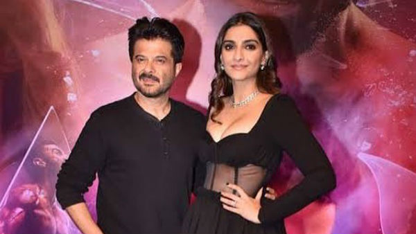 Sonam Kapoor trolled for wearing a revealing outfit while posing with Dad Anil Kapoor Sonam Kapoor trolled for wearing a revealing outfit while posing with Dad Anil Kapoor