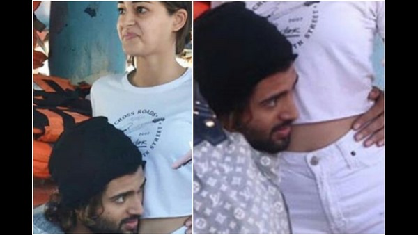 ನಟಿಯ ನಡು ತಬ್ಬಿದ ವಿಜಯ್ ದೇವರಕೊಂಡ