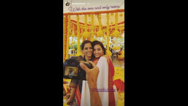 ರೀನಾ ಮೊದಲ ಫೋಟೋ ಹಂಚಿಕೊಂಡ ನಿರ್ದೇಶಕ