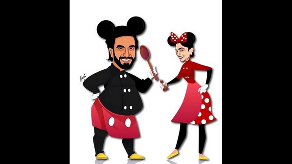 ಕಾರ್ಟೂನ್‌ಗಳಾದ ದೀಪಿಕಾ-ರಣವೀರ್