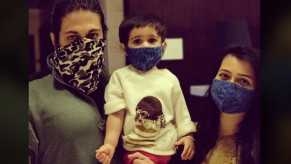 Radhika Pandit Shares Her Daughter Aira Mask Wearing Photo Radhika Pandit Shares Her Daughter Aira Mask Wearing Photo