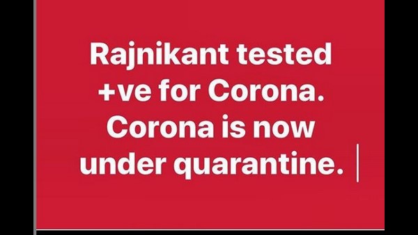 ರಜನಿಕಾಂತ್ ಬಗ್ಗೆ ರೋಹಿತ್ ರಾಯ್ ಪೋಸ್ಟ್ ಹೀಗಿದೆ