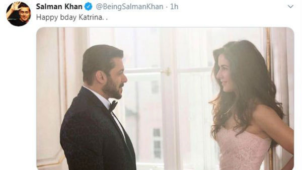 Salman Khan Birthday Wishes To Actress Katrina Kaif
