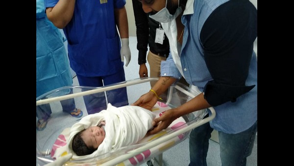 ಮೊಮ್ಮಗನ ಬಗ್ಗೆ ಅರ್ಜುನ್ ಸರ್ಜಾ ಪತ್ನಿ ಹೇಳಿದ್ದೇನು?