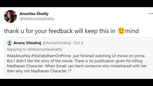 Anushka Shetty Received Negative Comments To Her New Movie Nishabdham Anushka Shetty Received Negative Comments To Her New Movie Nishabdham