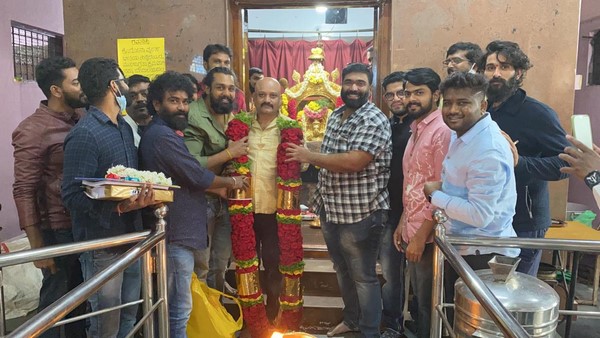 Dhruva Sarja and Uday K Mehtas new film kicksoff with a script pooja