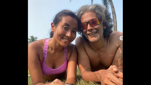 ಗೋವಾದಲ್ಲಿರುವ ಮಿಲಿಂದ್-ಅಂಕಿತಾ