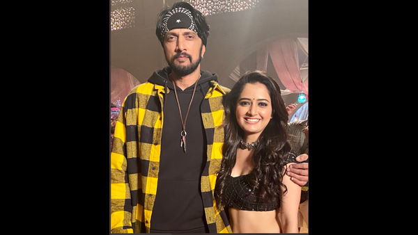 ಸುದೀಪ್ ಜೊತೆ ಆಶಿಕಾ ಡ್ಯಾನ್ಸ್